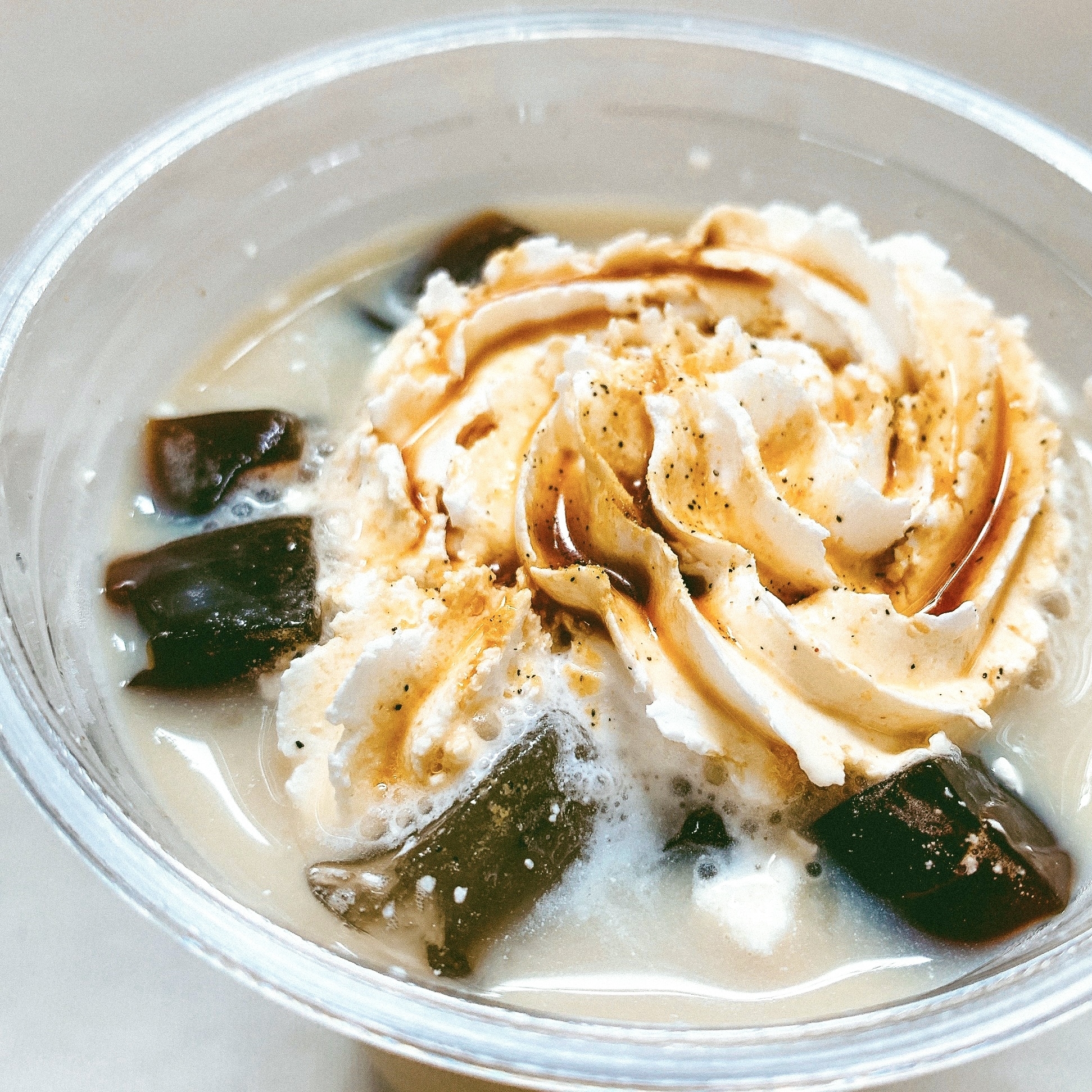 DOUTOR(ドトール)のおすすめのドリンク「きなこ豆乳オレ 黒糖ゼリーin」