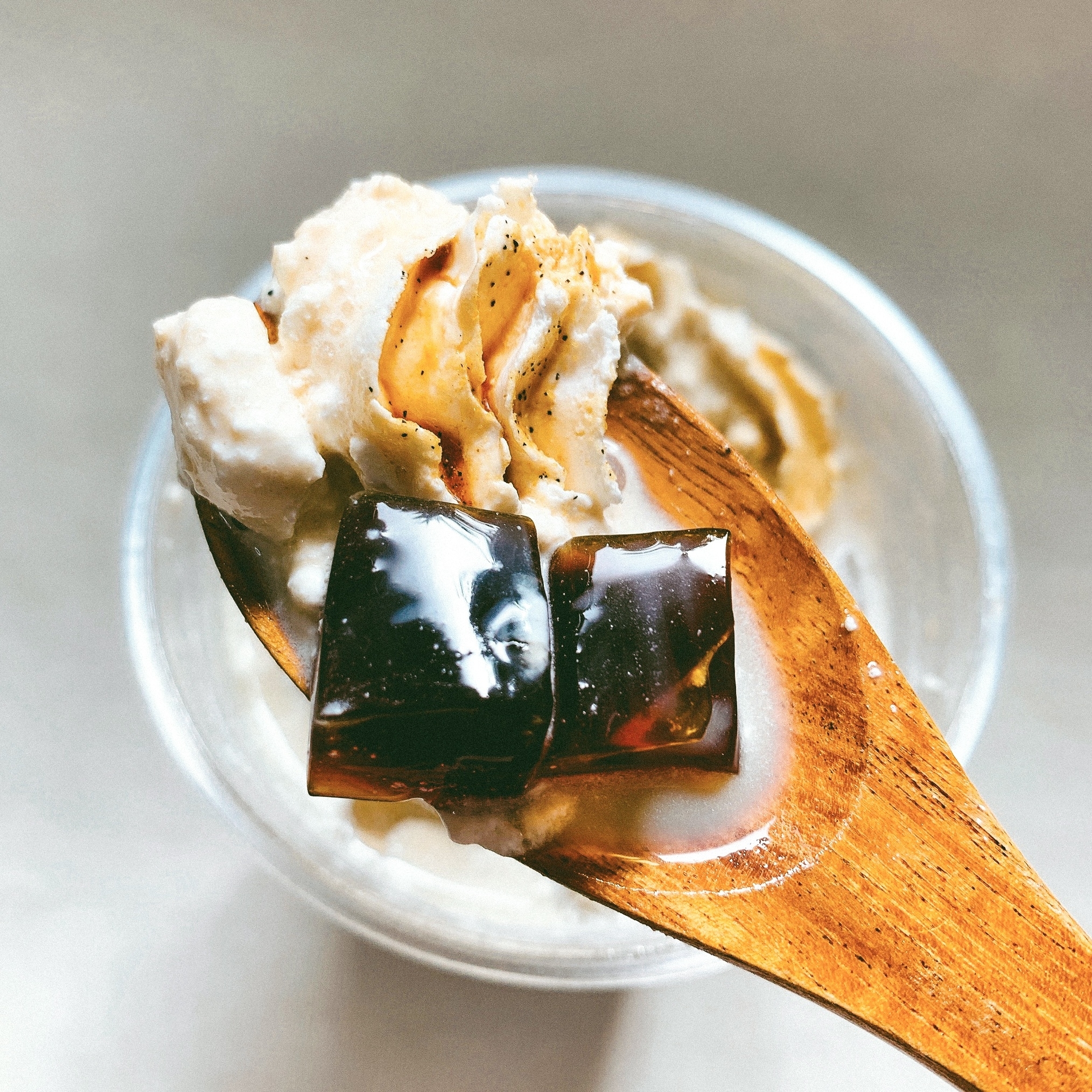 DOUTOR(ドトール)のおすすめのドリンク「きなこ豆乳オレ 黒糖ゼリーin」