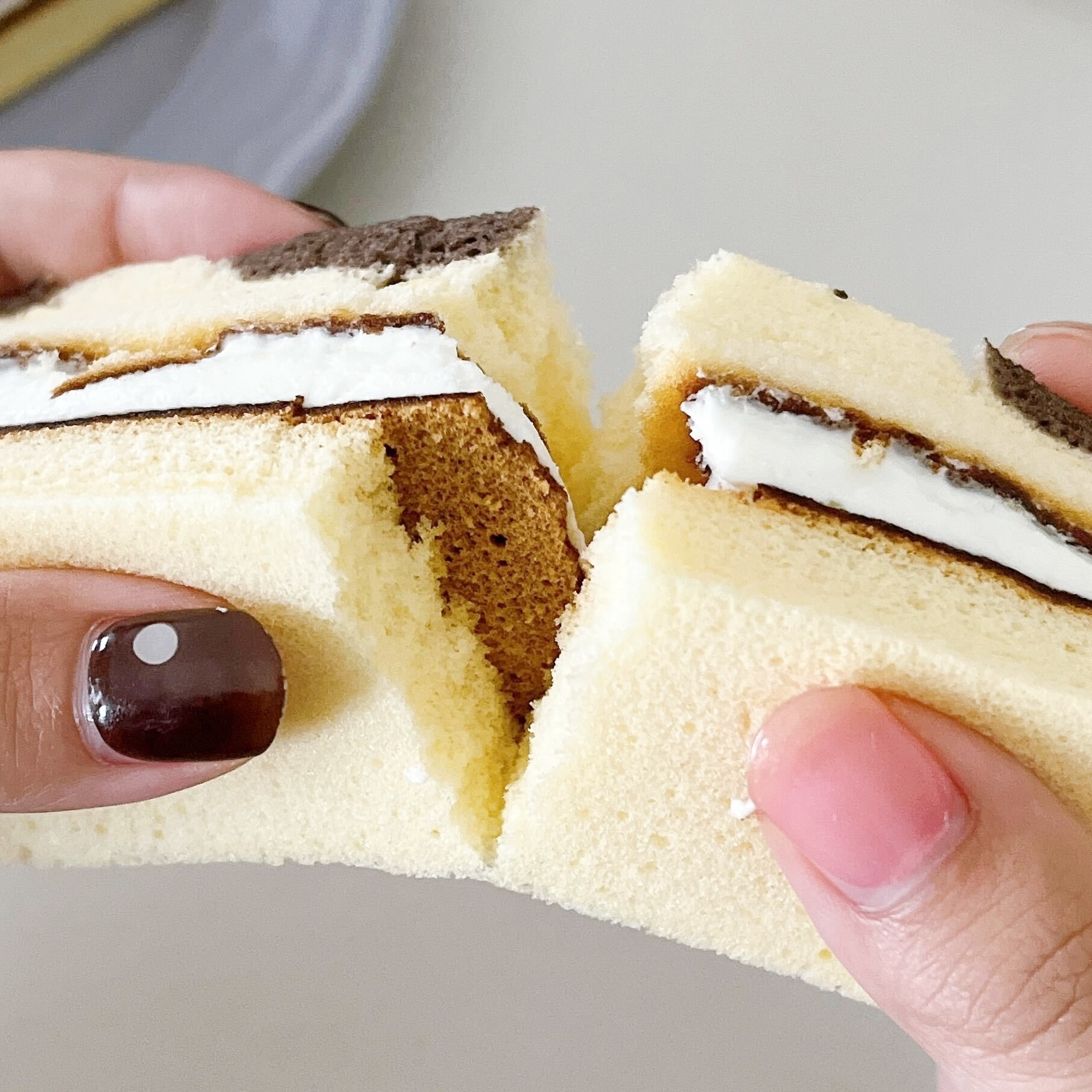 セブン-イレブンのオススメのスイーツ「7プレミアム バニラクリームサンド2個入」