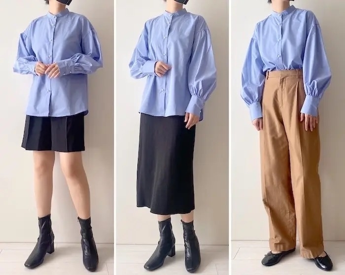 GU(ジーユー)のおすすめアイテム「パールボタンブラウス(長袖)」