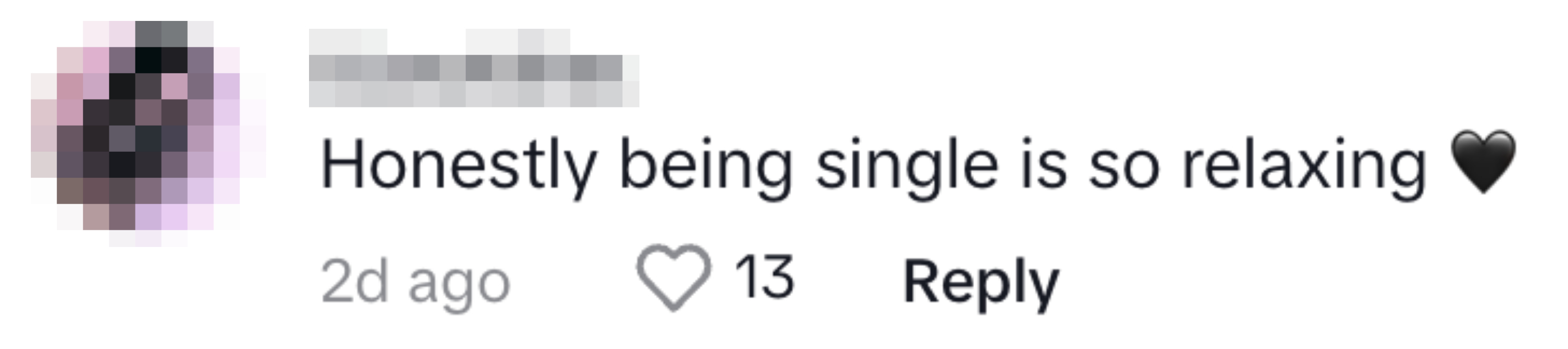 &quot;Honestly being single is so relaxing&quot;