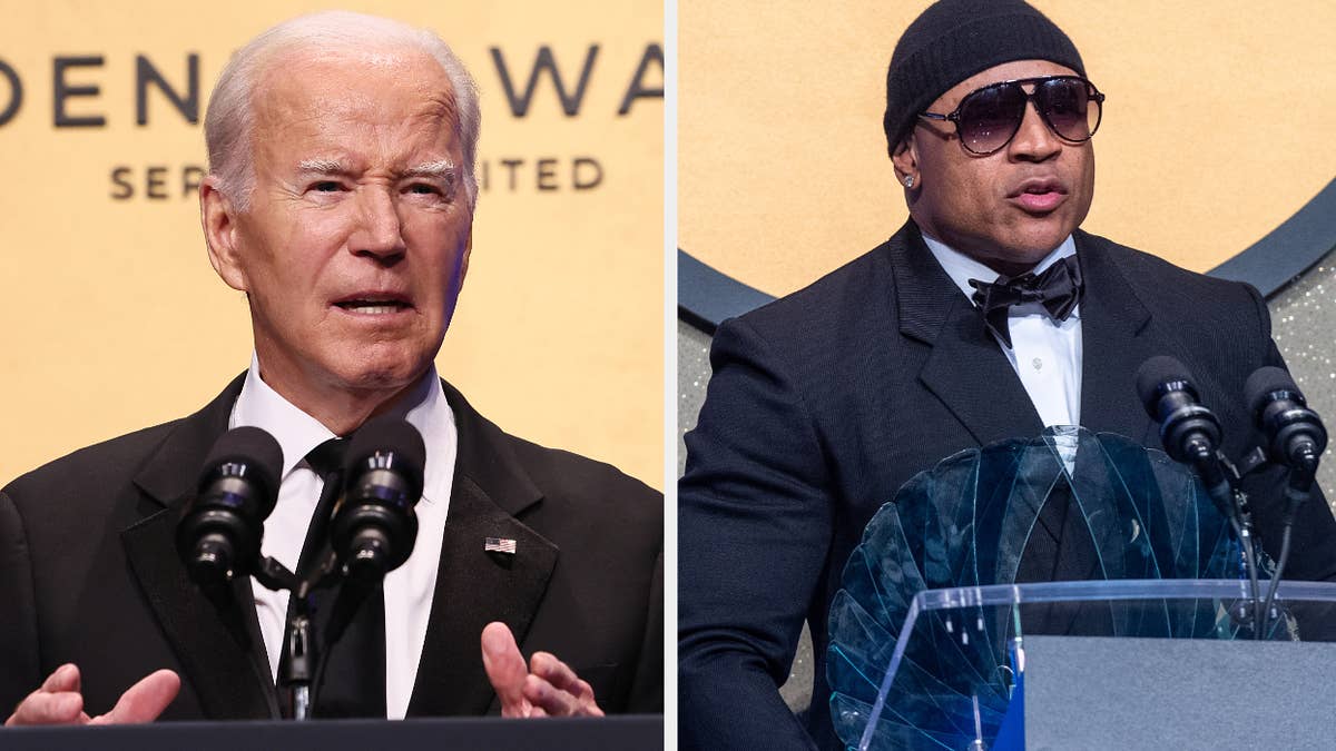 LL Cool J was in Washington D.C. to receive a special award when President Biden made his controversial gaffe on Saturday.