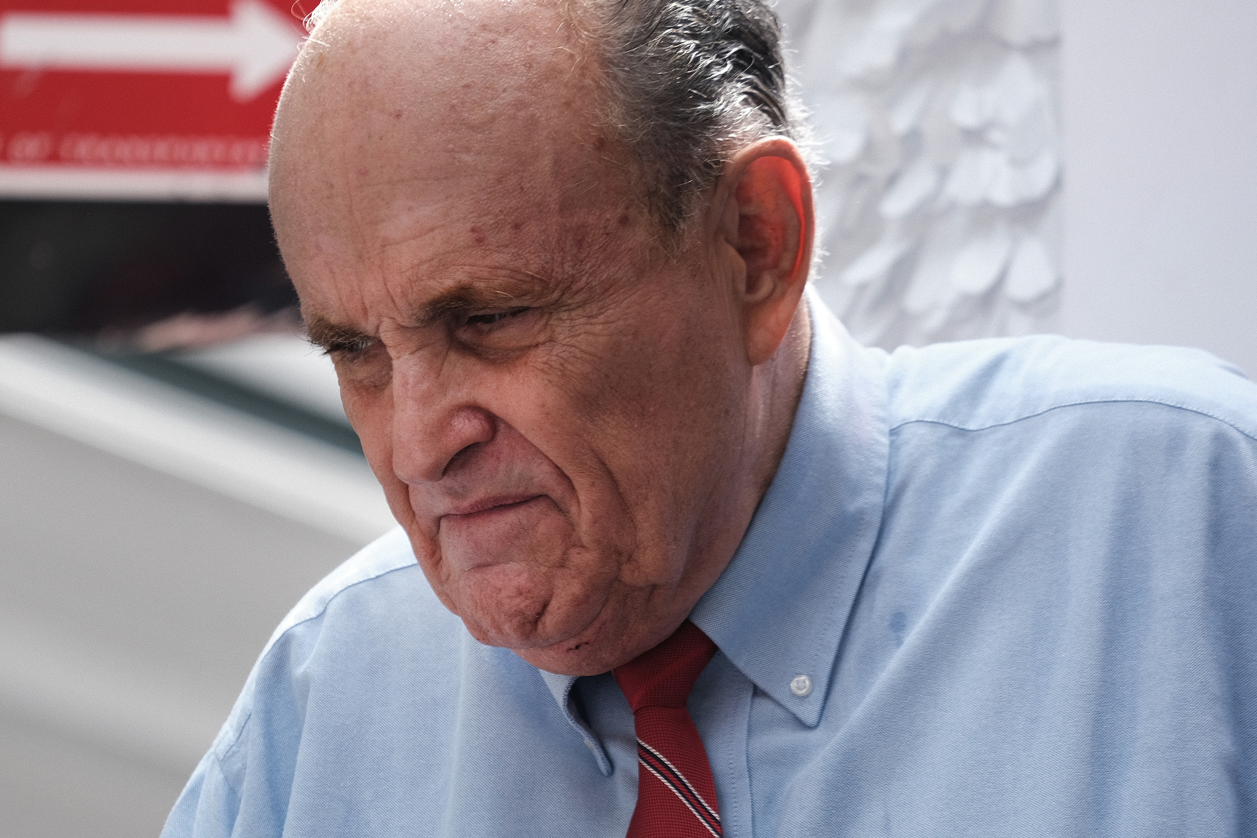 Closeup of Rudy Giuliani