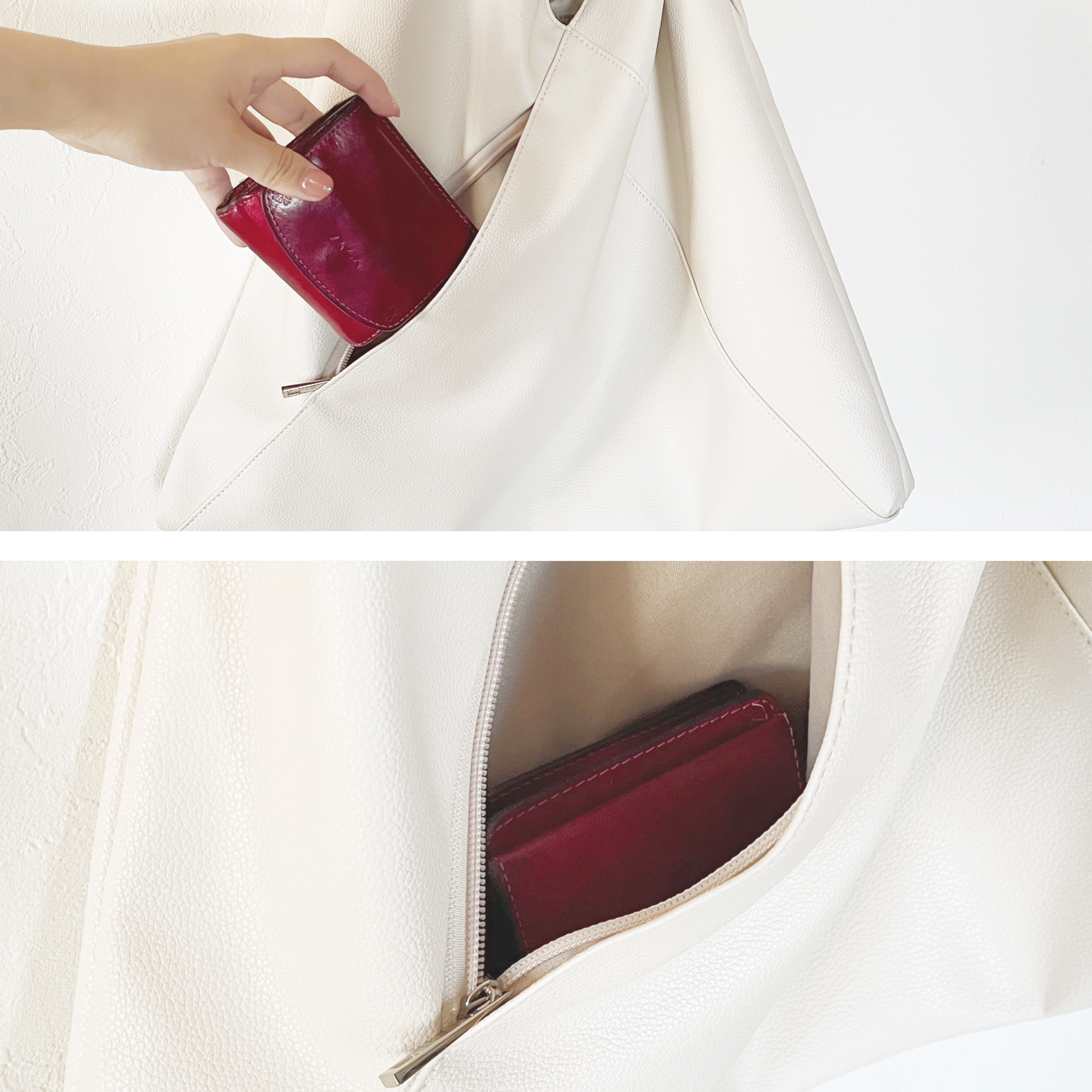 GLOBAL WORK（グローバルワーク）のおすすめのバッグ「ケース付きトライアングルトート」