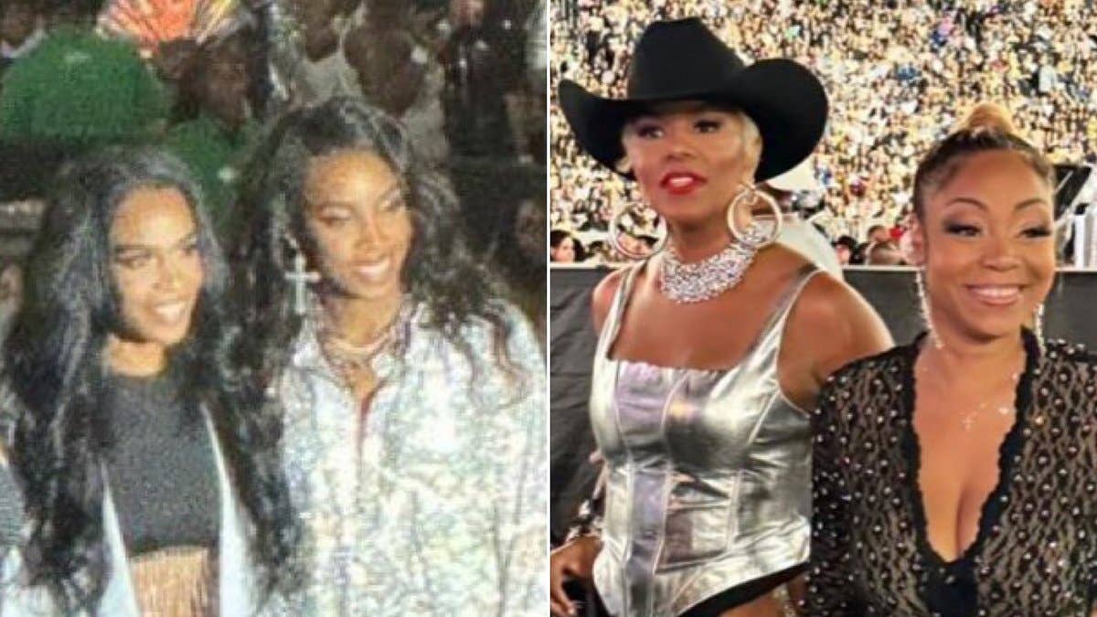 Almost every member of the iconic girl group showed up for Beyoncé's homecoming show.