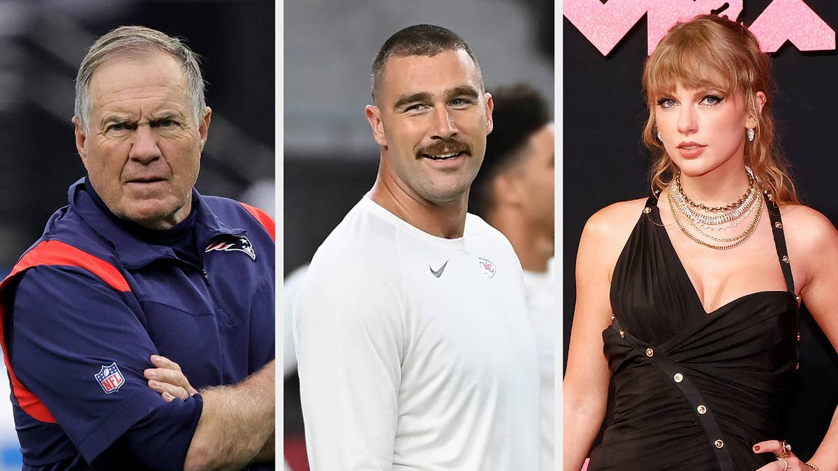 Bill Belichick Says Travis Kelce Dating Taylor Swift Would Be 'Biggest' Catch of His Life