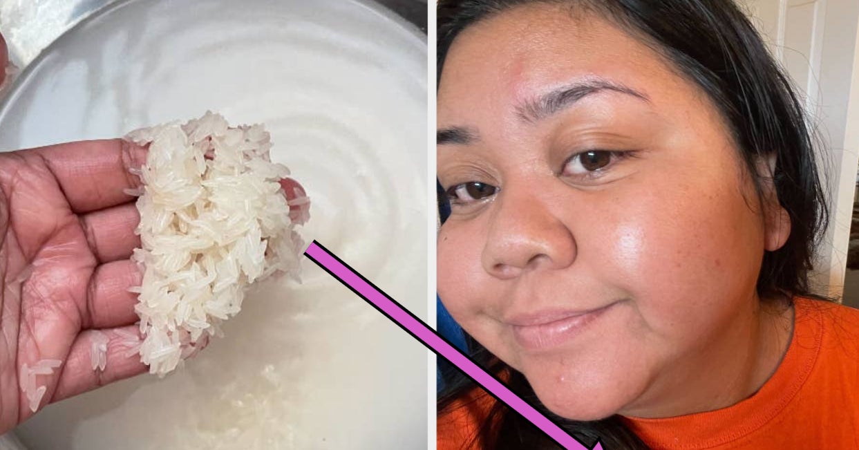I Used Rice Water On My Face For A Week Because TikTok Told Me It Could Give Me "Glass Skin," And The Results Were Not What I Expected
