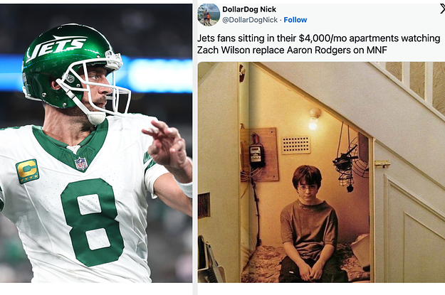 The Internet Had A Field Day After Aaron Rodgers Got Injured Minutes Into His First Game As A Jet