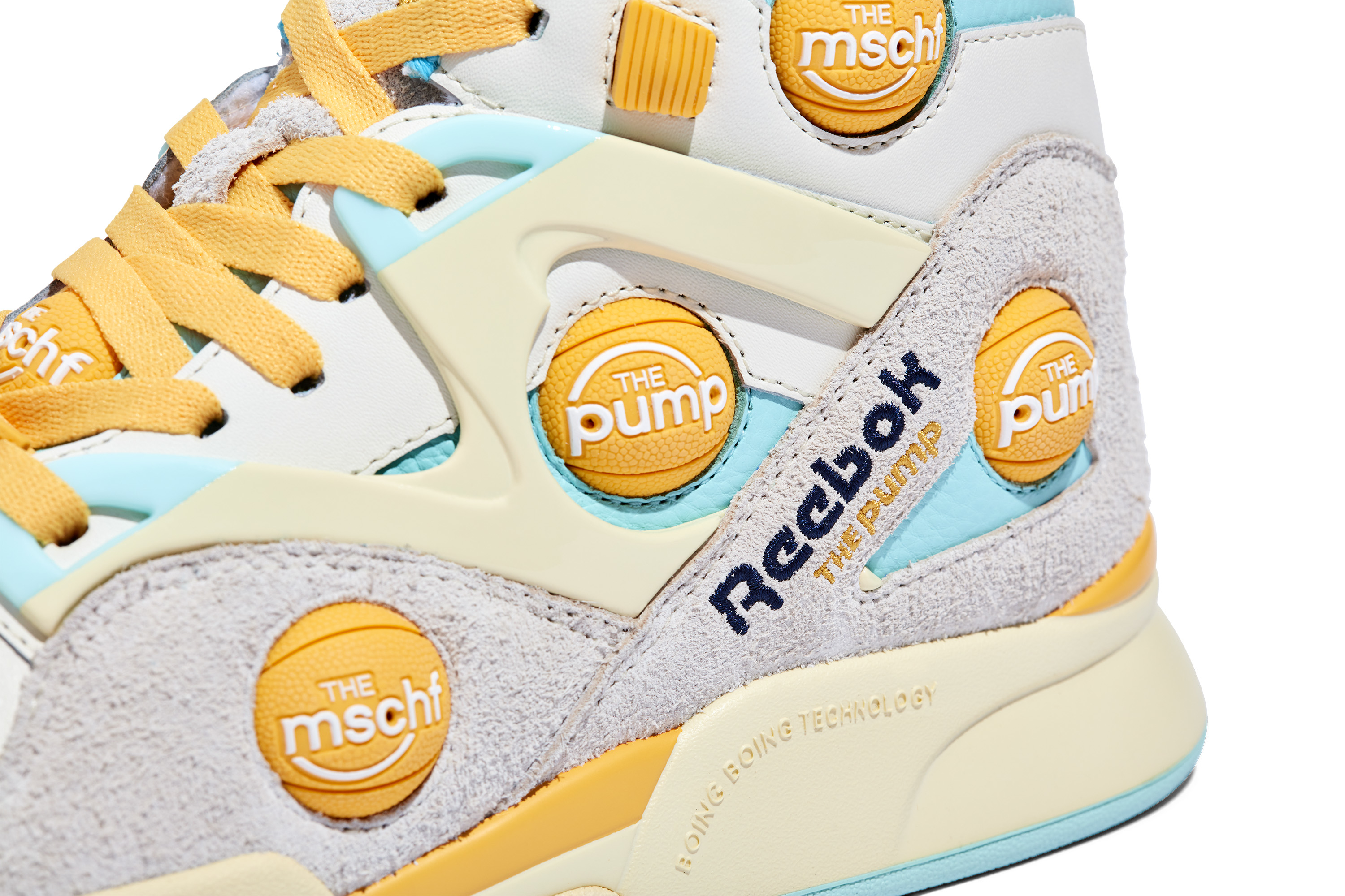 Reebok pumps shop enfant marron