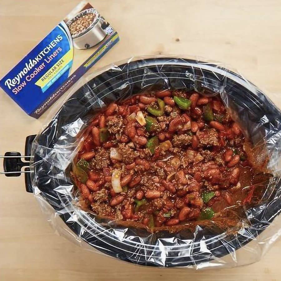 Slow Cooker Liners by Reynolds Product Review- No Clean Up Crock