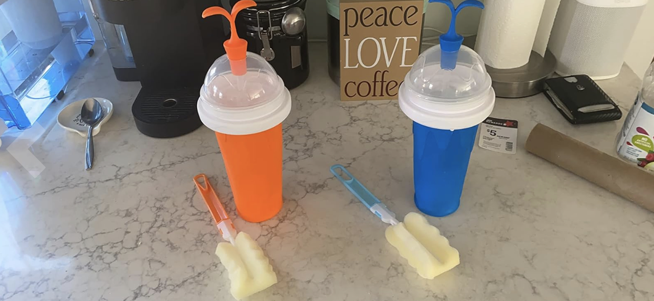 two slushy makers and tools