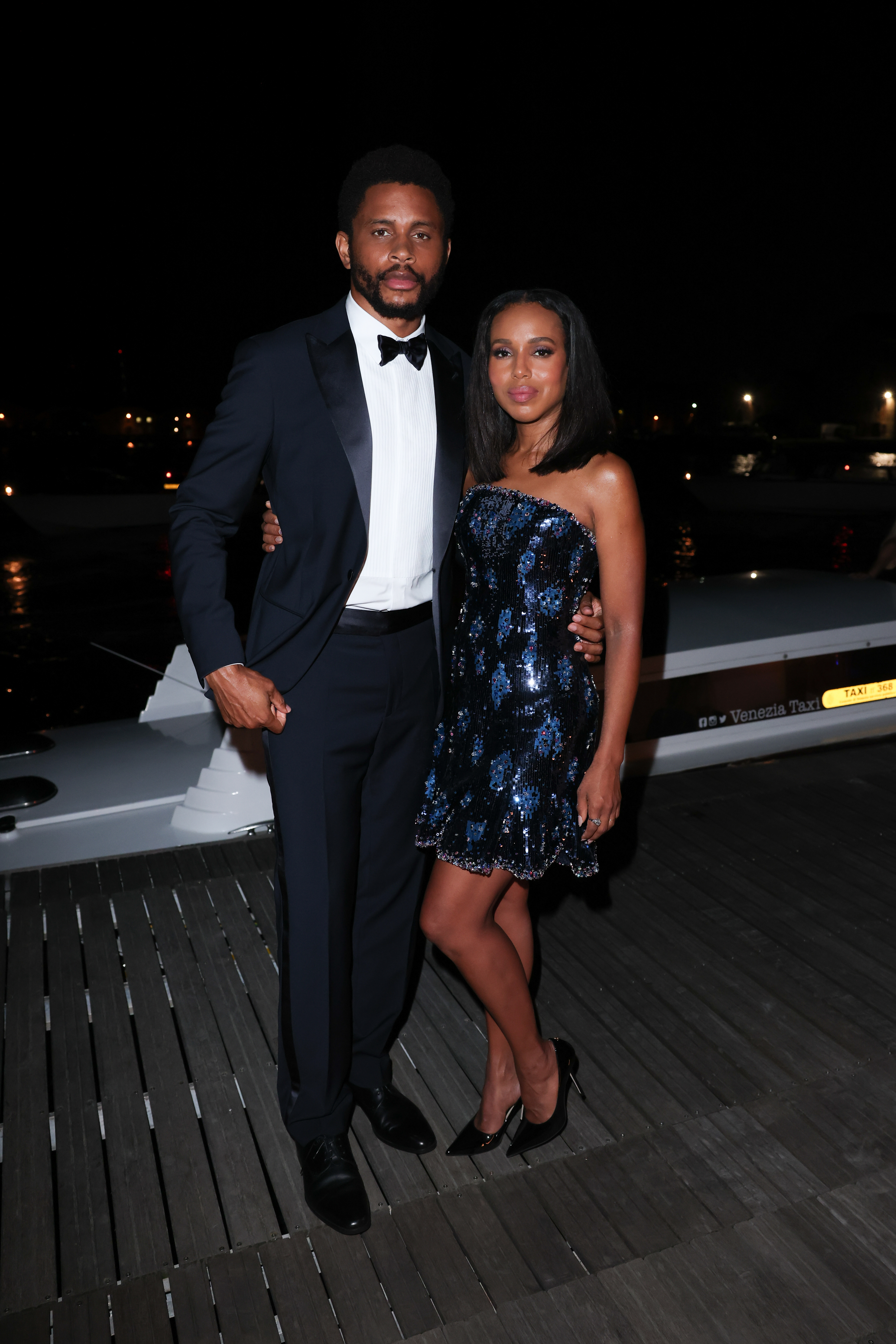 Kerry Washington and Nnamdi Asomugha