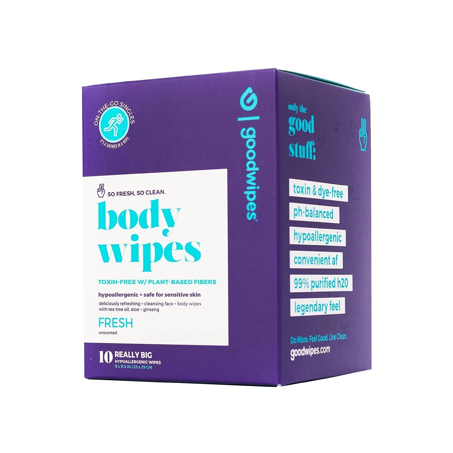 box of goodwipes body wipes