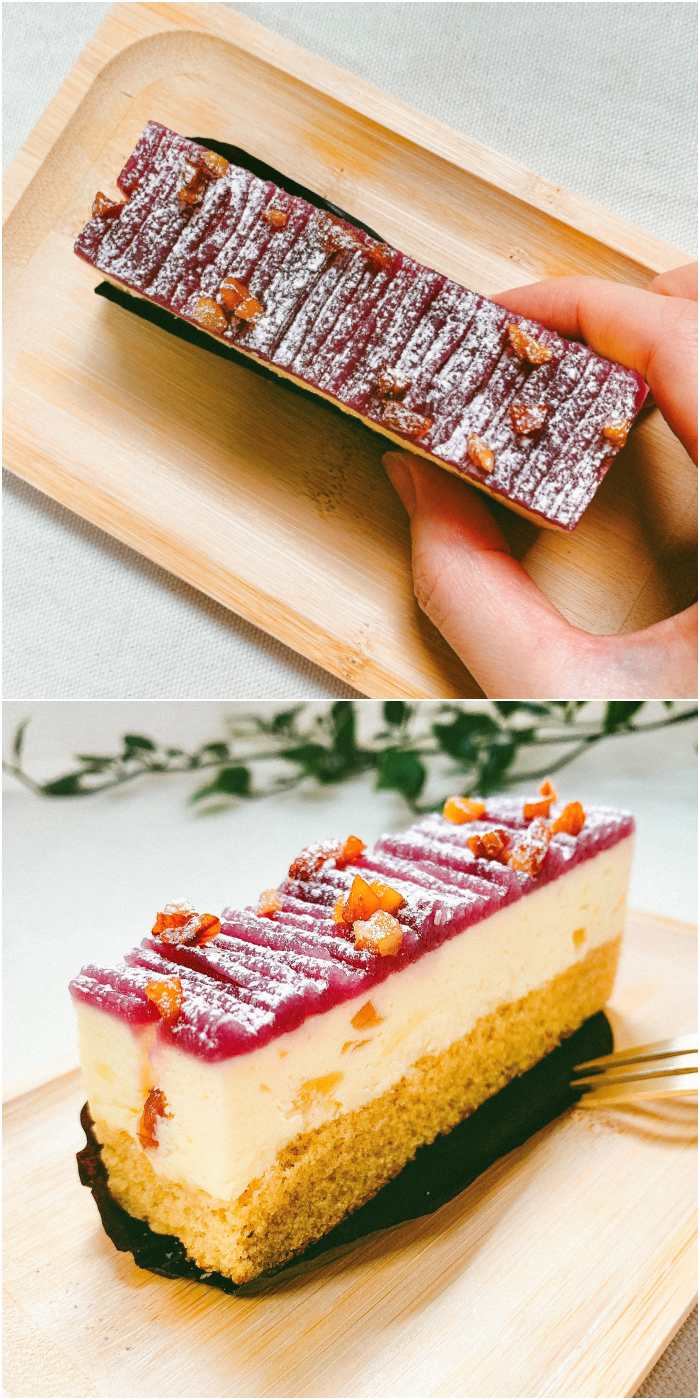 DOUTOR(ドトール)のおすすめのスイーツ「さつまいものケーキ~紫優と黄金芋~」