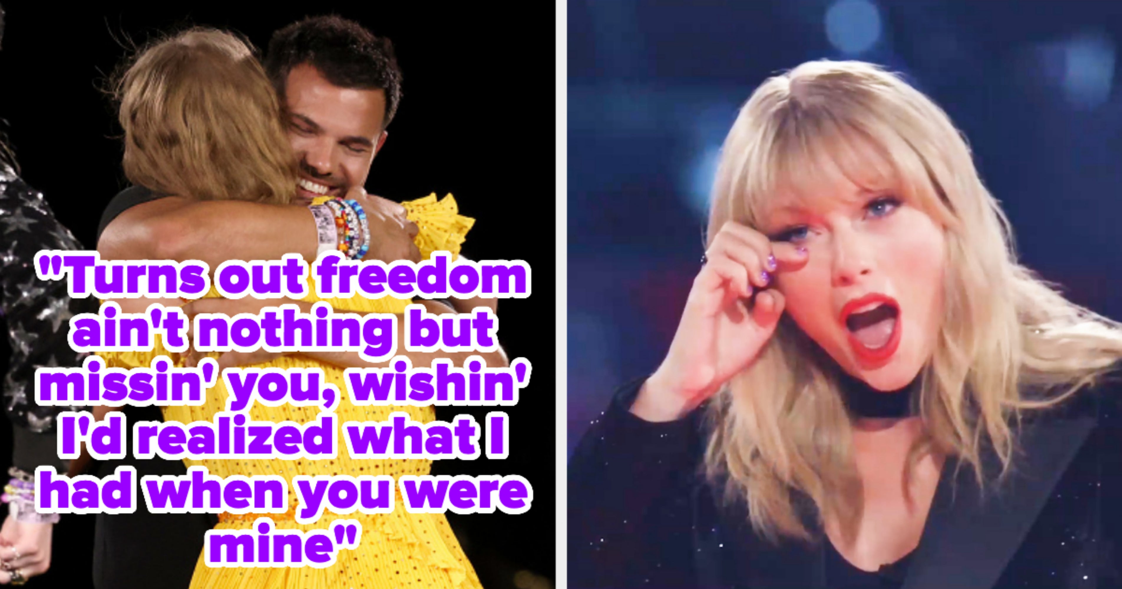 Saddest Taylor Swift Lyrics Poll Quiz