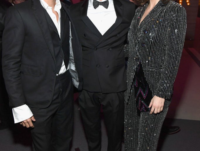 the two brother with barbara at an event