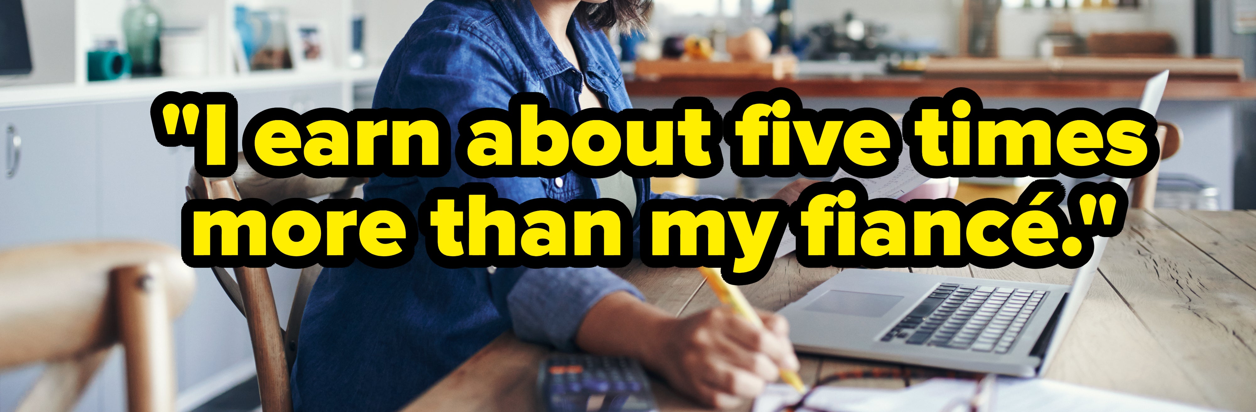 woman working on her computer