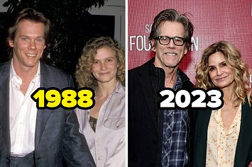 Kevin Bacon and Kyra Sedgwick in 1988 vs 2023