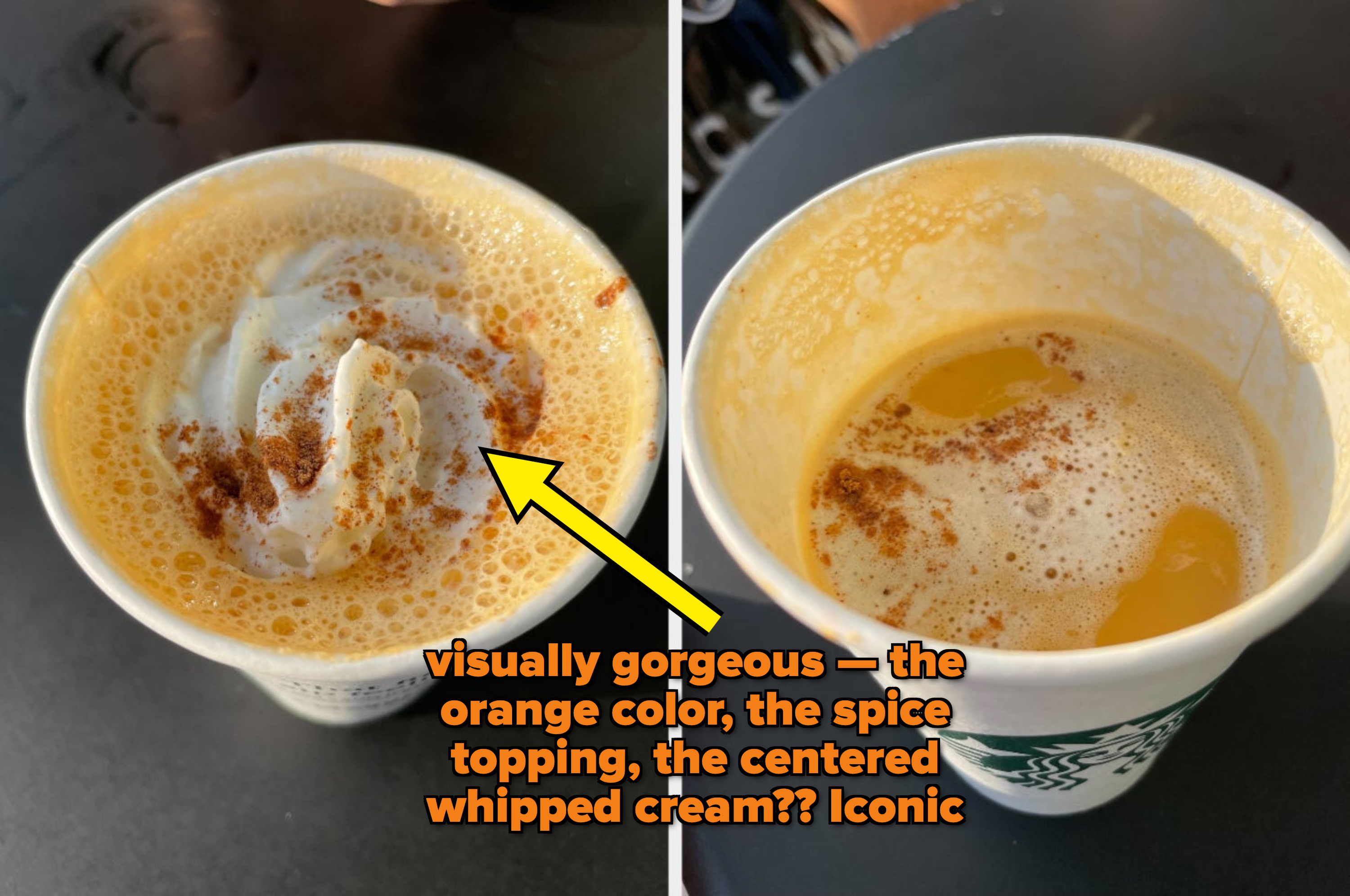 The Starbucks PSL is uncovered