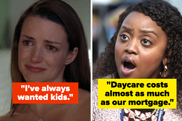 "You need to build a nest before you lay an egg. Our nest just burned to the ground from paying student loans."