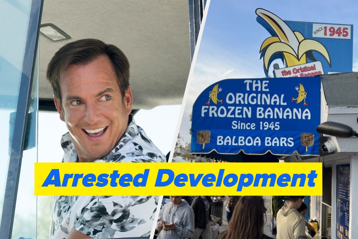 Will Arnett in "Arrested Development" and The Original Frozen Banana Stand on Balboa Island