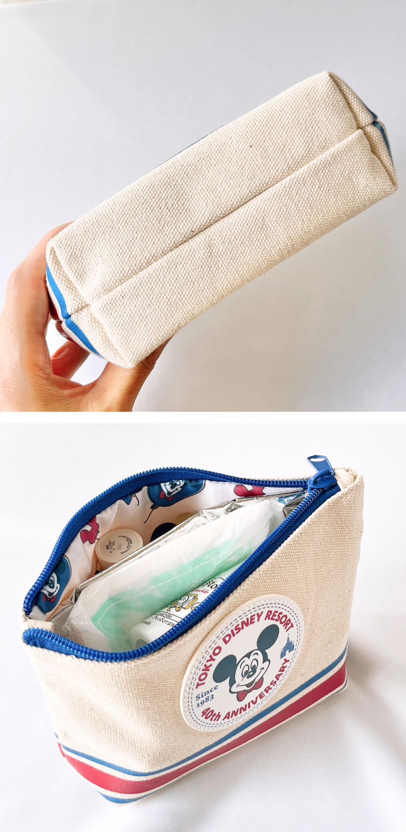 東京ディズニーリゾートのおすすめグッズ「ポーチ（CONVERSE）」