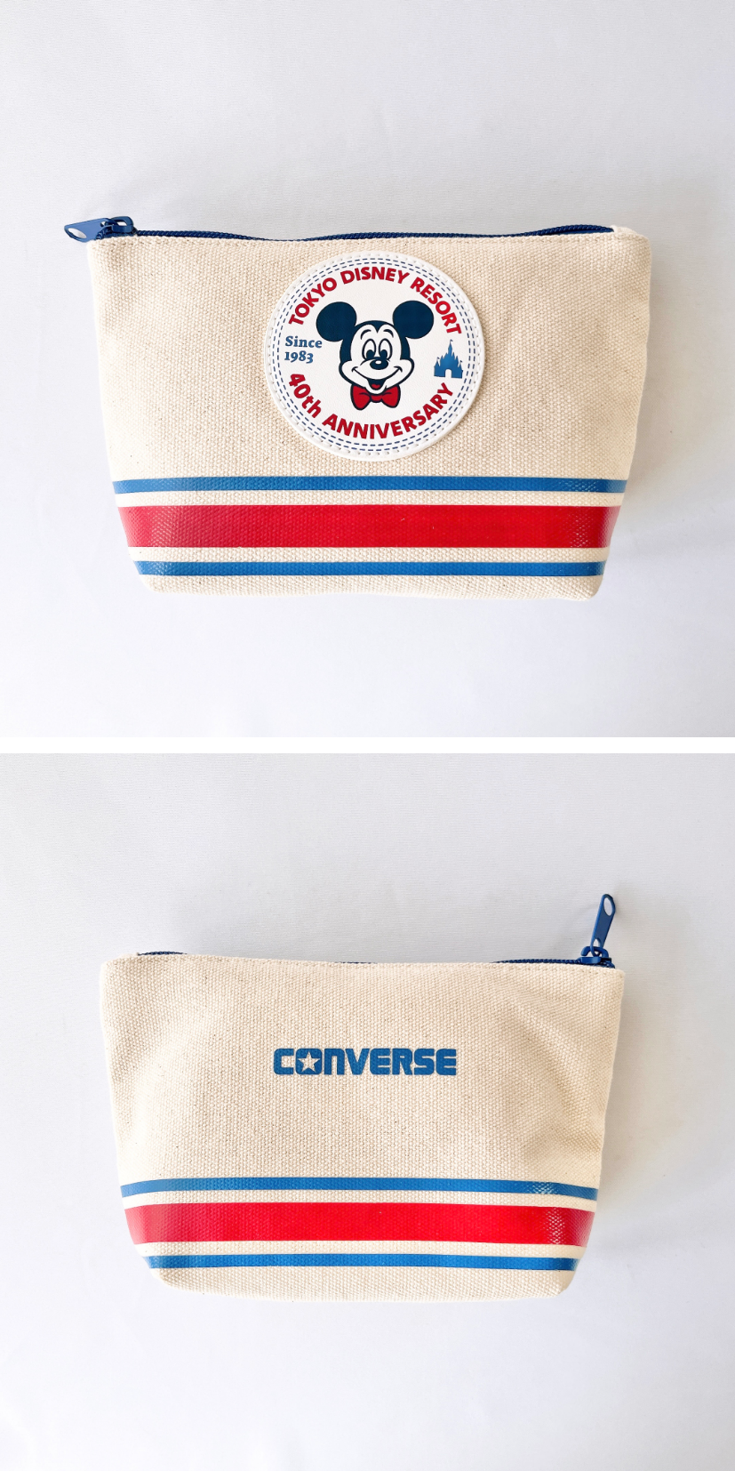 東京ディズニーリゾートのおすすめグッズ「ポーチ（CONVERSE）」