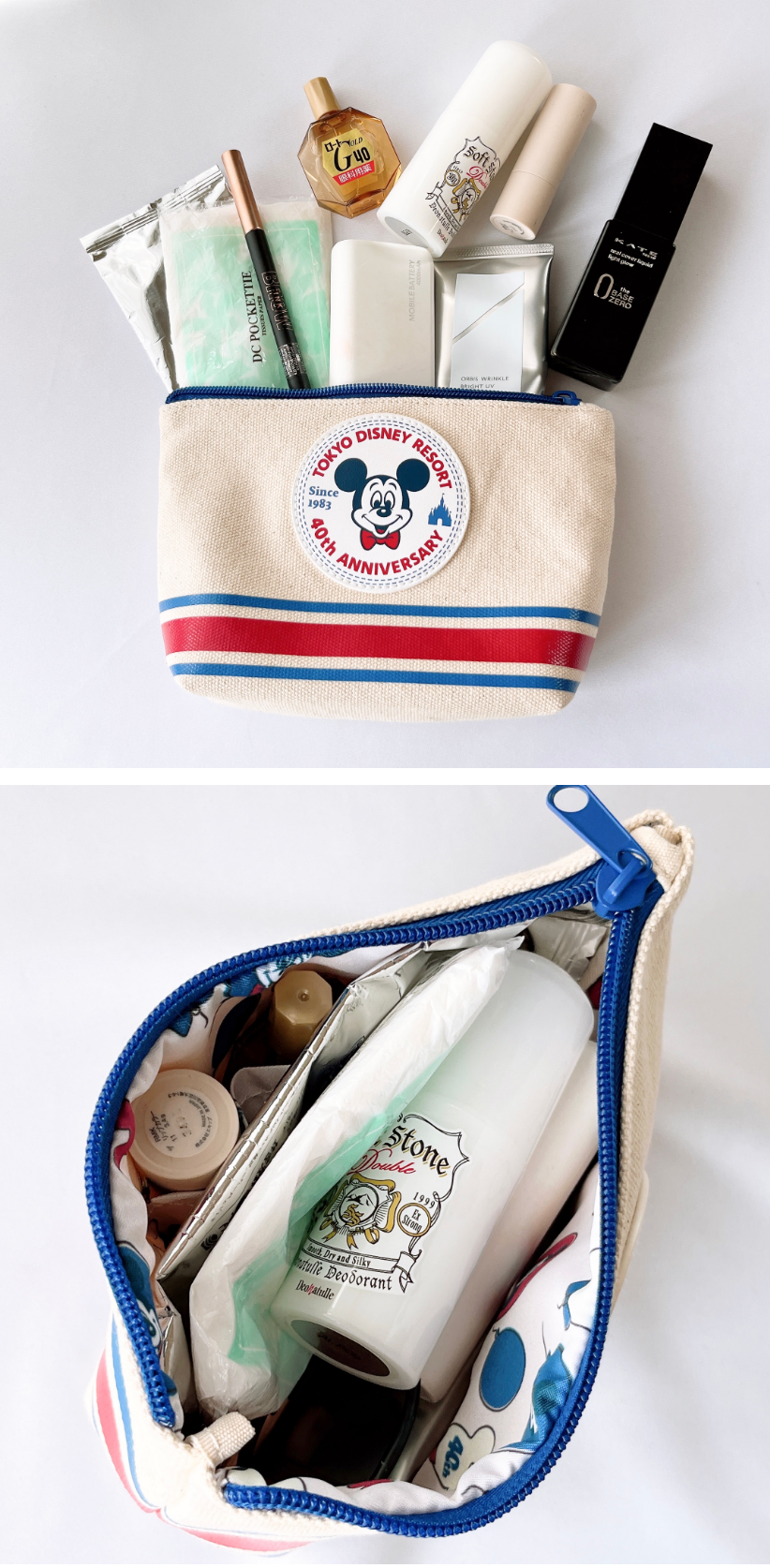 東京ディズニーリゾートのおすすめグッズ「ポーチ（CONVERSE）」