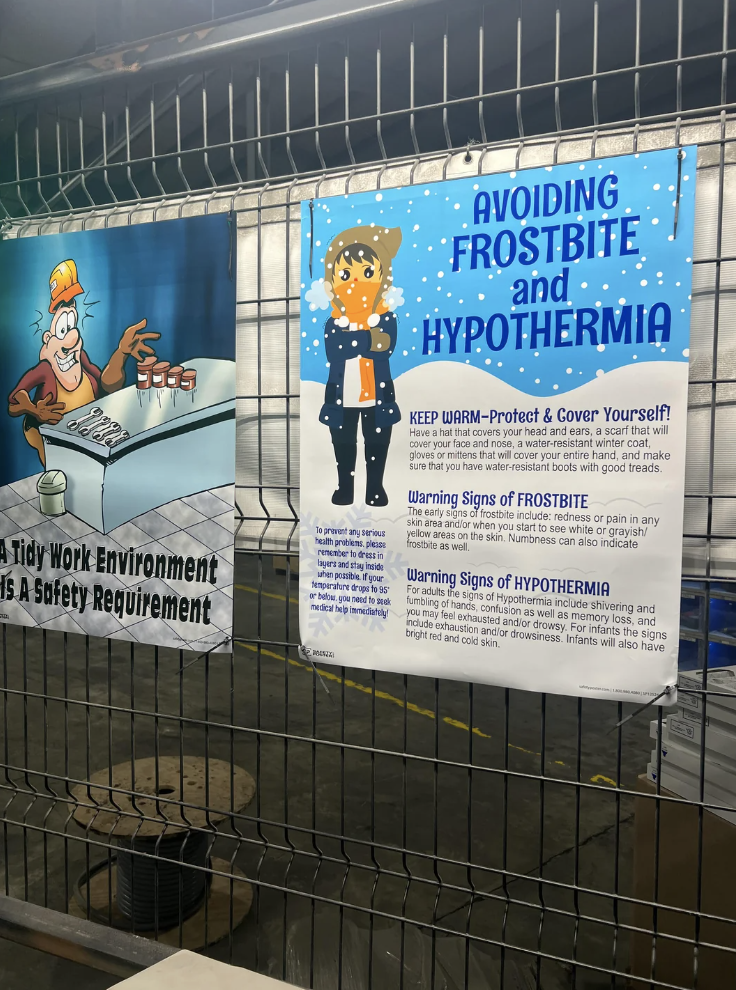 &quot;Avoiding frost bite and hypothermia&quot;
