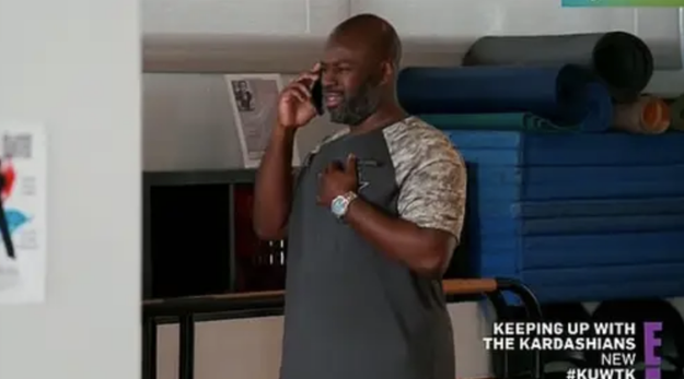 Close-up of Corey on the phone on KUWTK