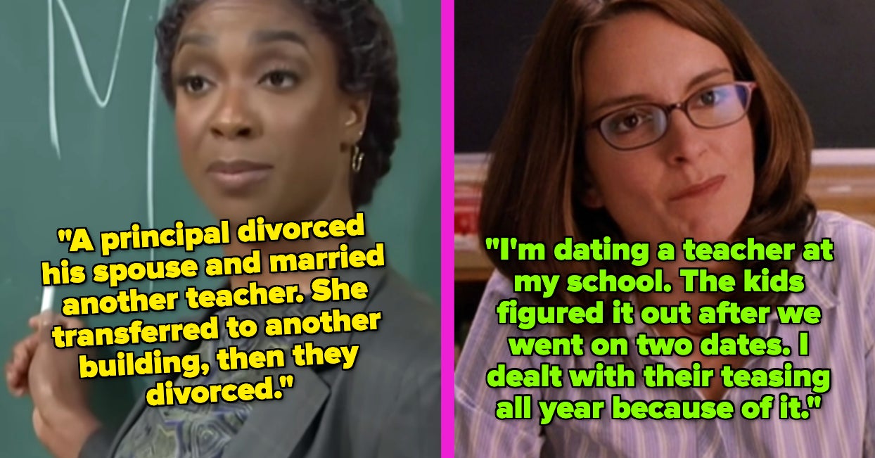 16 Folks Who Didn't Hold Anything Back, And Admitted Just How Scandalous Dating Within The School System Can Be