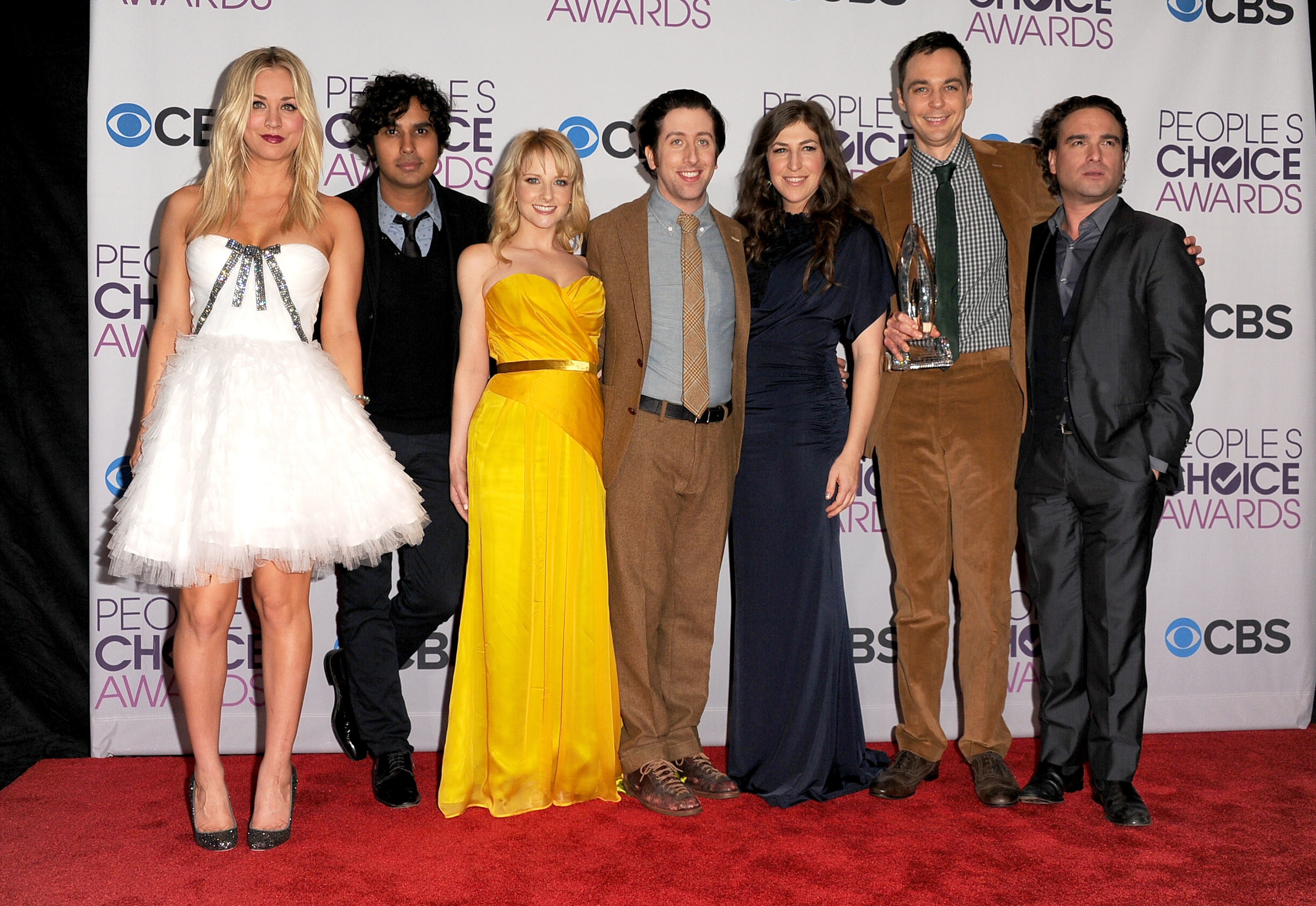The Big Bang Theory cast at the People&#x27;s Choice Awards