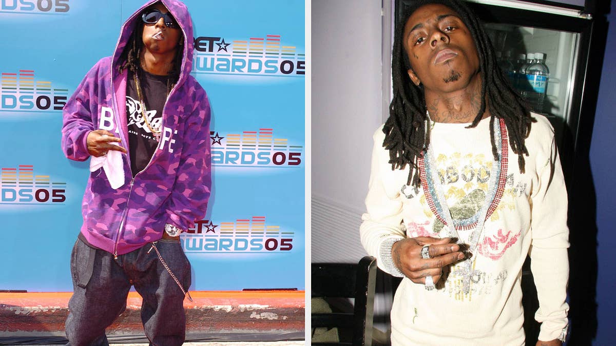 Lil Wayne has always been known for his eccentric style. Here is a look back at some of his best outfits.