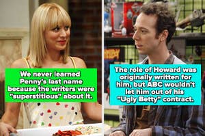 Not learning penny's name side by side with howard being written for kevin sussman