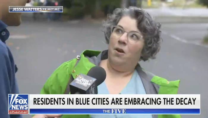 &quot;A woman saying Residents in blue cities are embracing the decay&quot;
