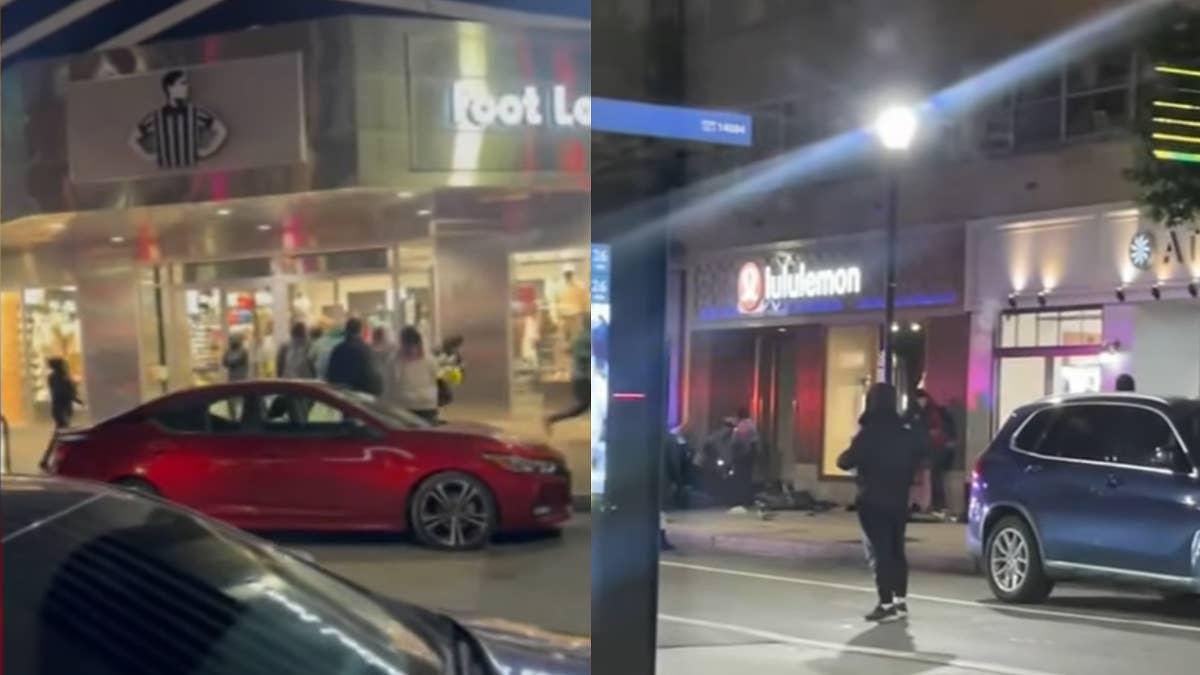 Videos showed dozens of teens robbing Foot Locker, Apple, and Lululemon stores in Philadelphia.