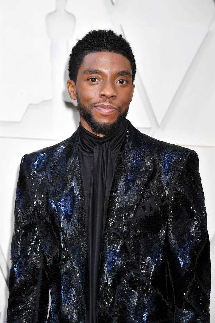 Closeup of Chadwick Boseman