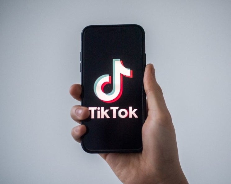 tiktok open on the phone