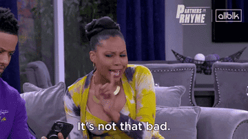 woman saying, it's not that bad