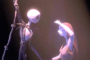 Jack and Sally from "The Nightmare Before Christmas"