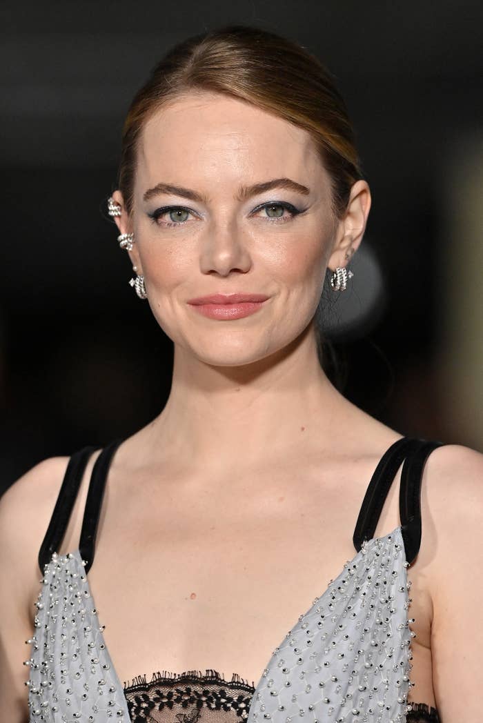 Emma Stone's Matching Knitted Set Is a Revamped Summer Trend