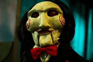 Billy, the puppet from Saw.