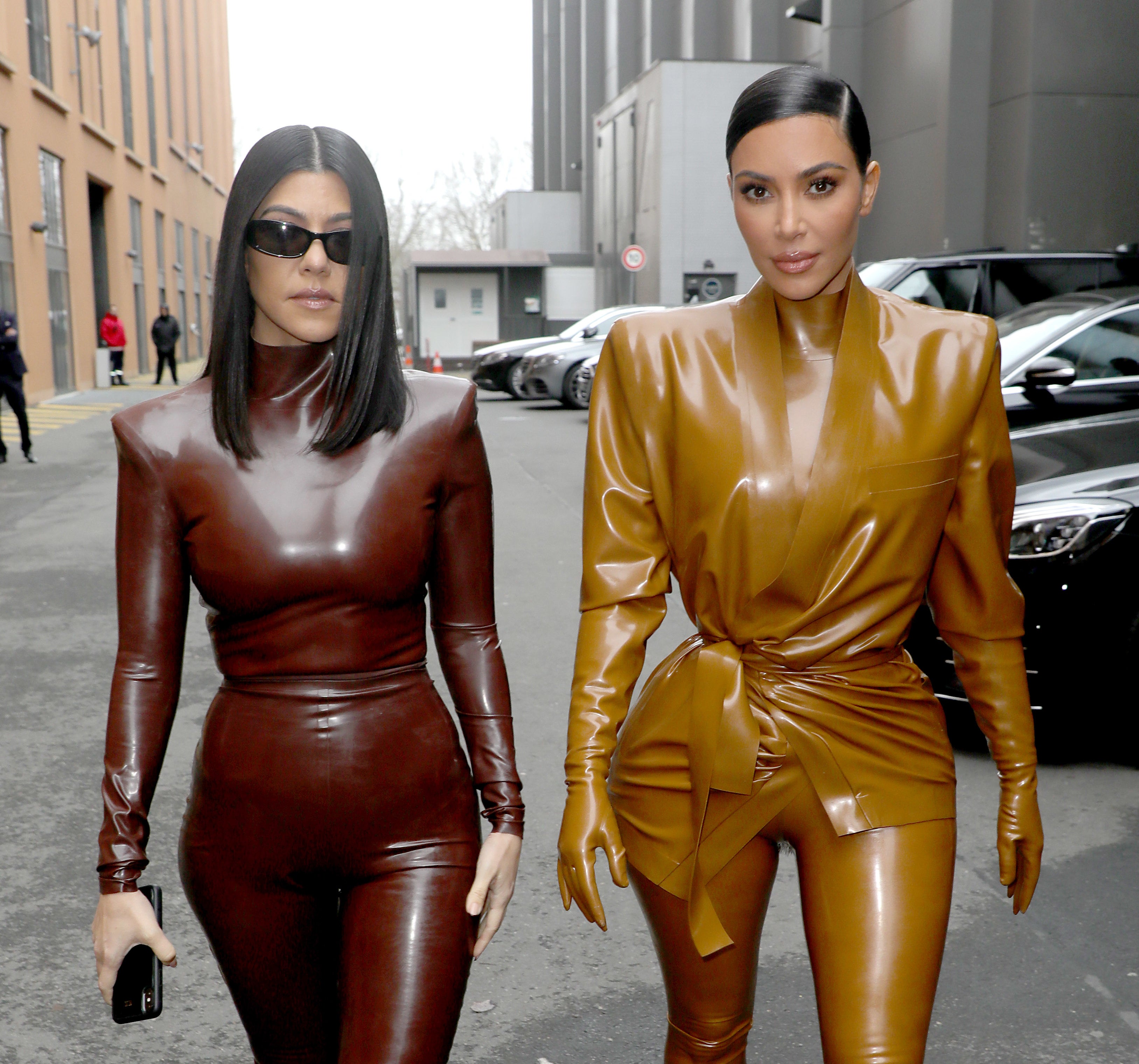 the two wearing full-body leather