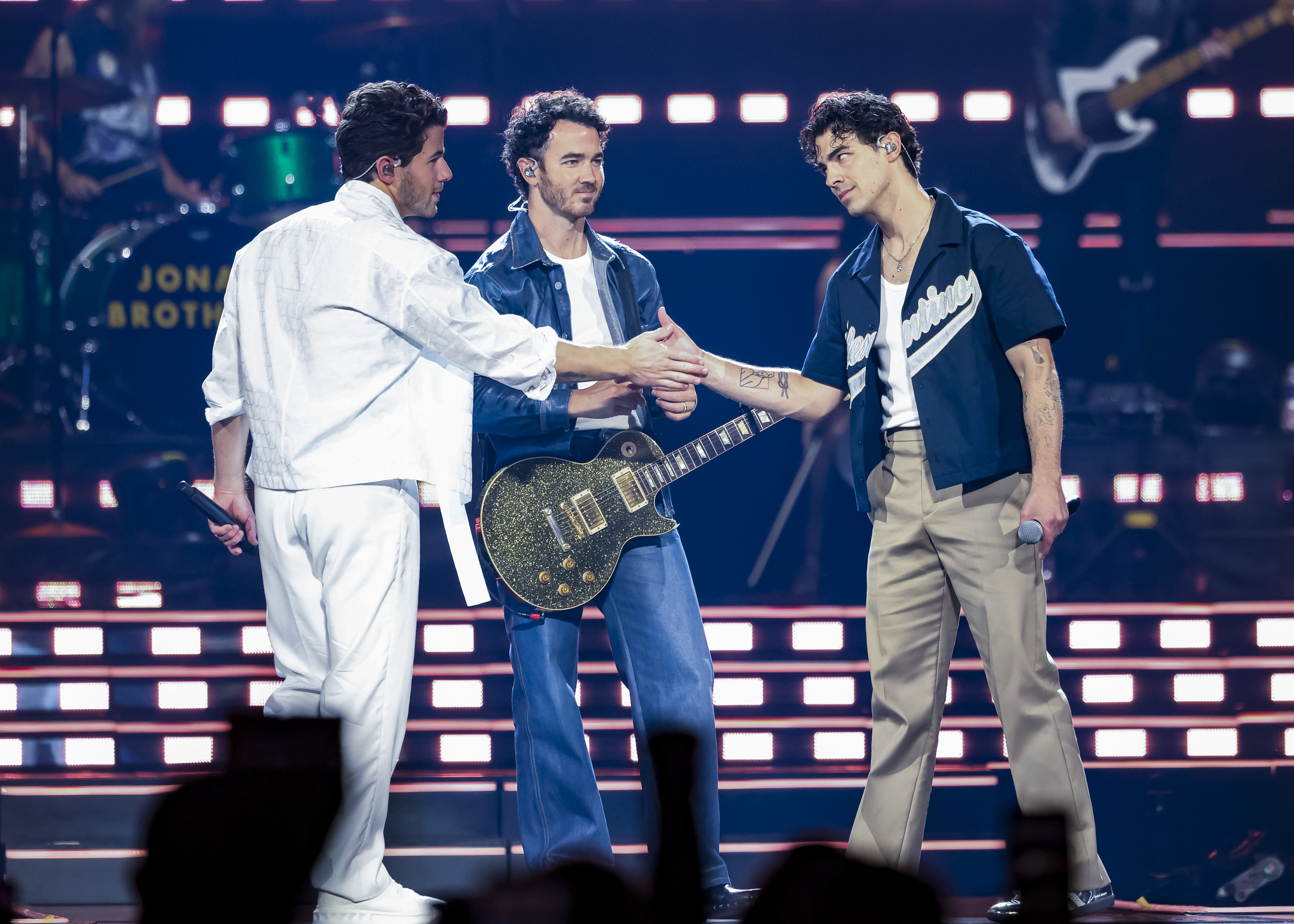 The Jonas Brothers onstage