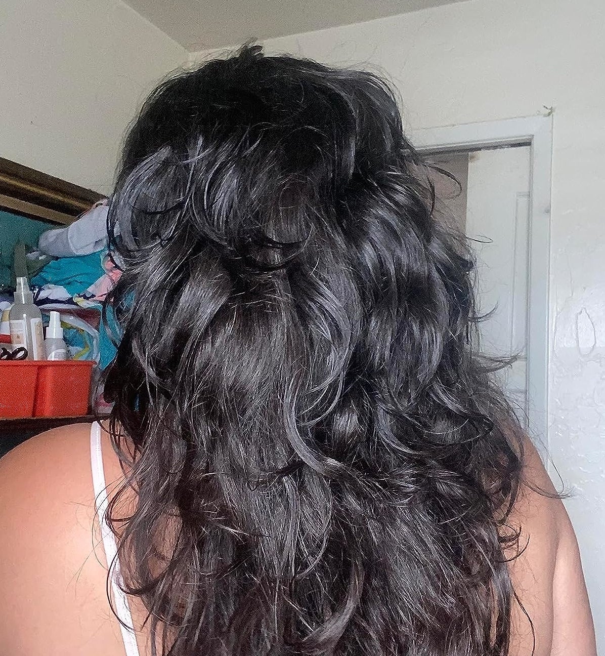 Reviewer’s photo of the back of their hair