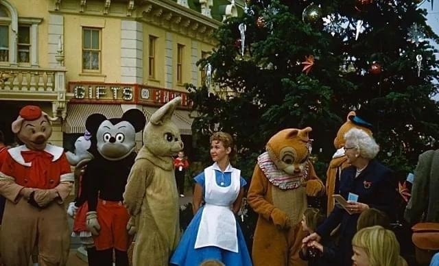 Characters at Disneyland
