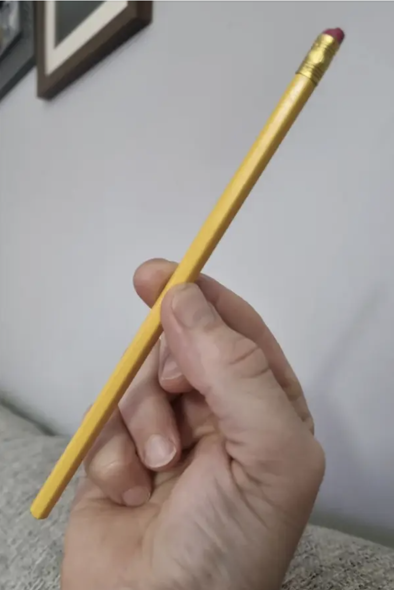 A pencil