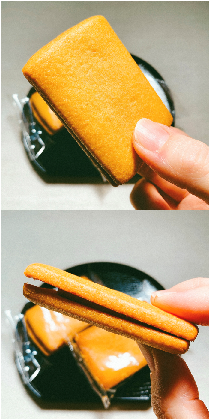 3COINS（スリーコインズ）のおすすめのお菓子「秋を感じるさつまいものクリームサンド」