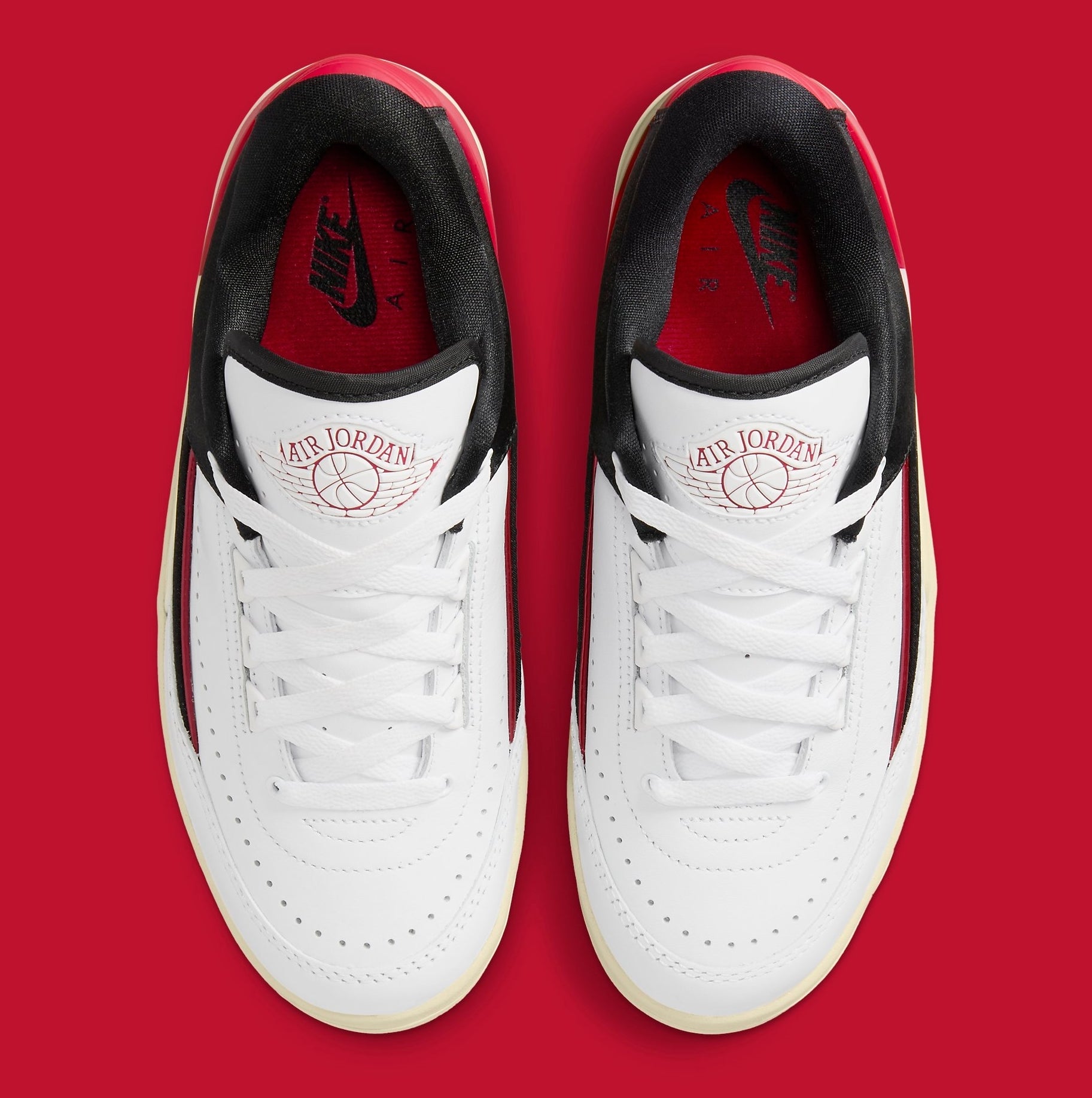 Air Jordan 2 II Low Women&#x27;s Chicago Release Date FD4849-106 Top