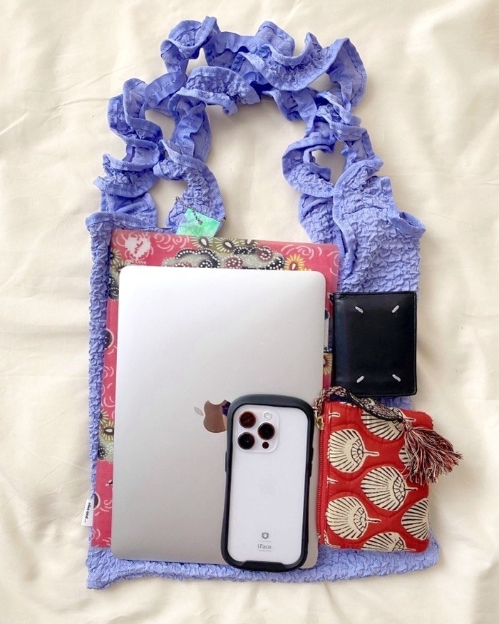 niko and&hellip;（ニコアンド）のおすすめバッグ「オリジナルポコポコフリルトートバッグ」